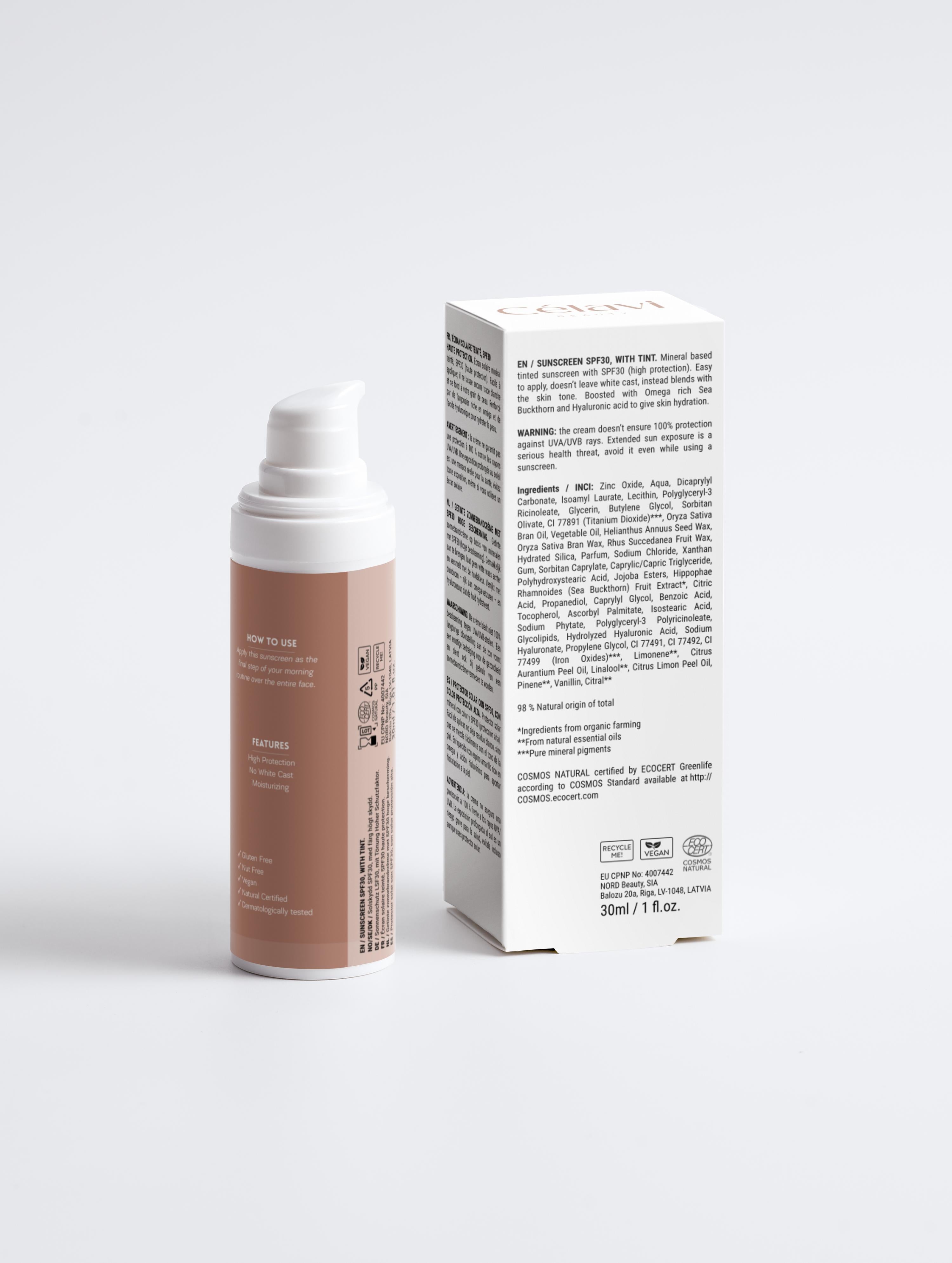 Mineral SPF30 Tinted Sunscreen 30 ml