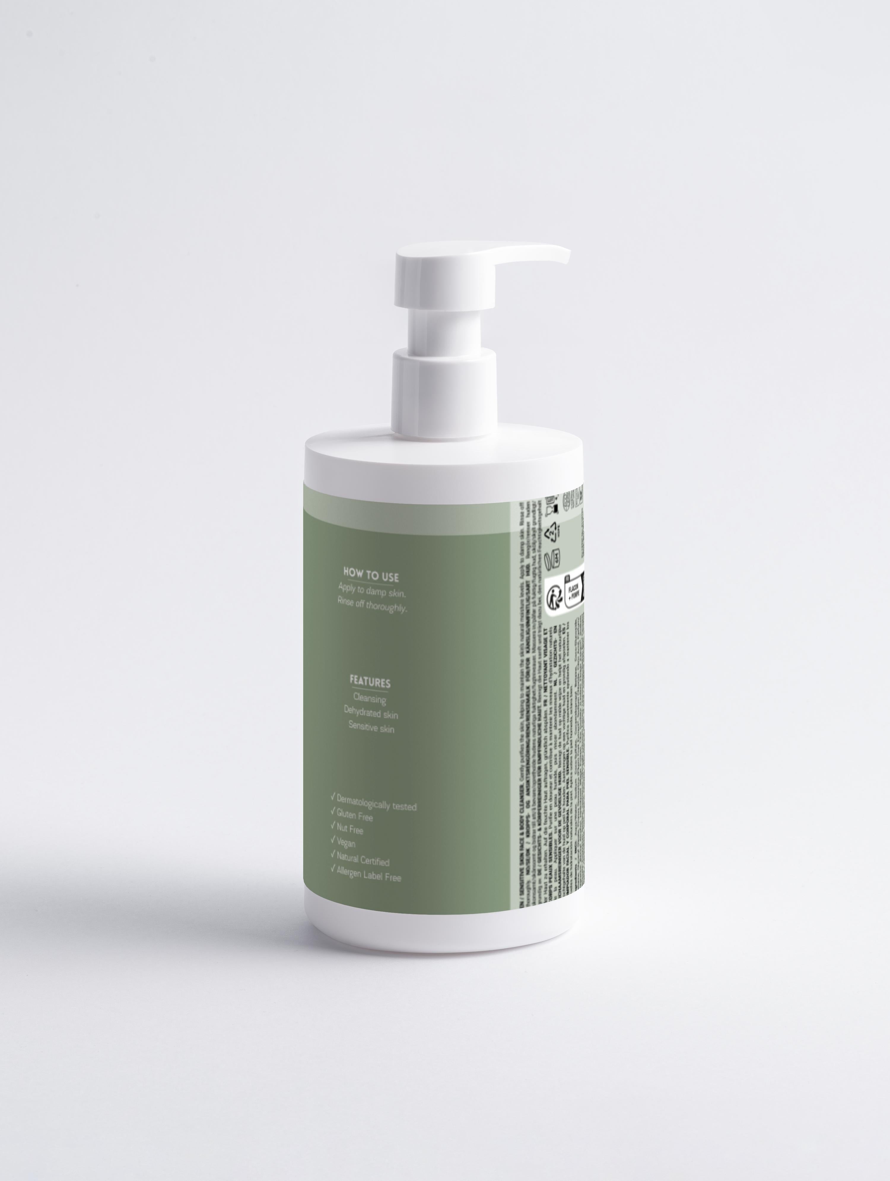Sensitive Skin Face & Body Cleanser 390 ml