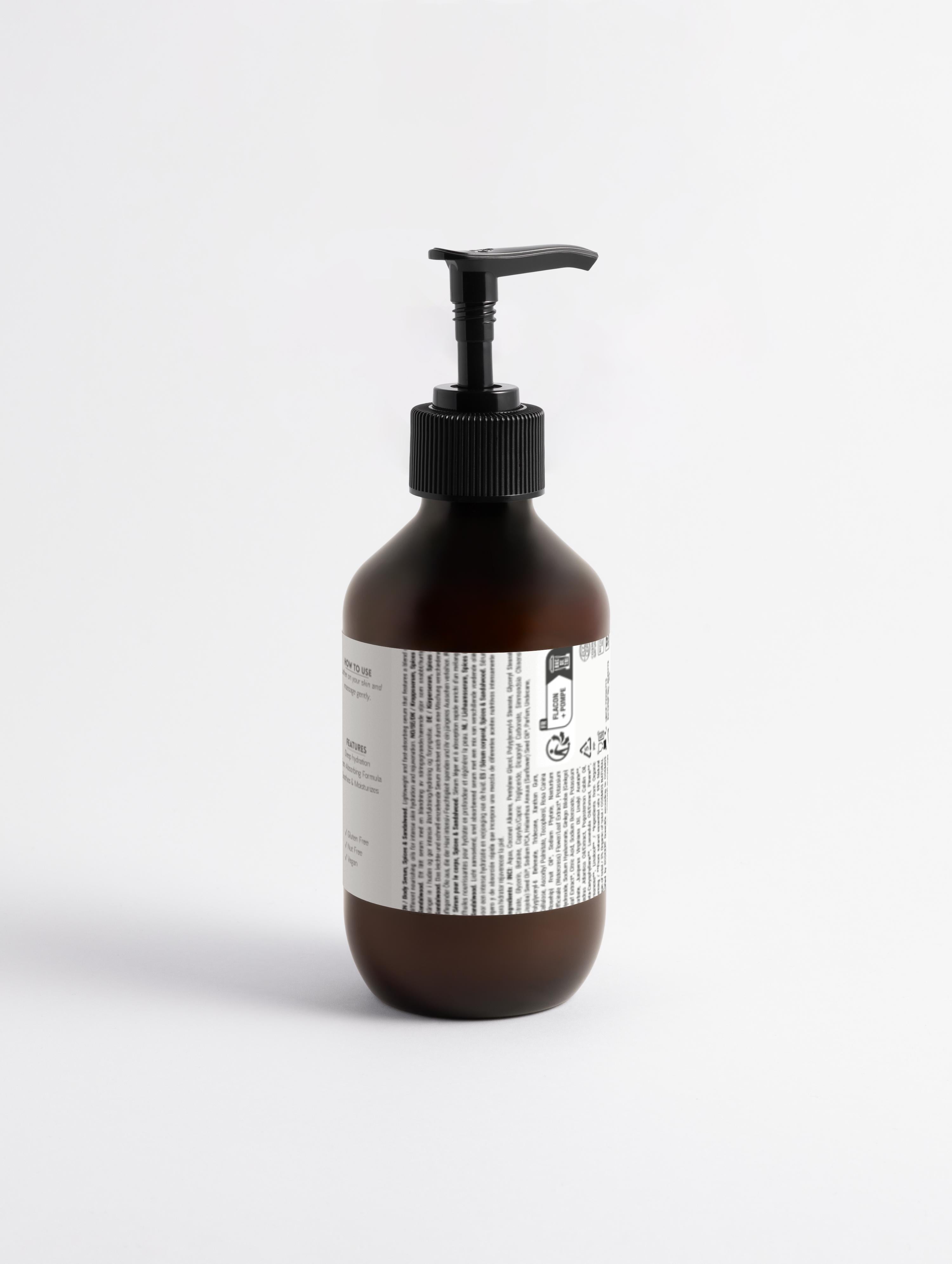 Silk Skin Body Serum, Spices & Sandalwood 270 ml